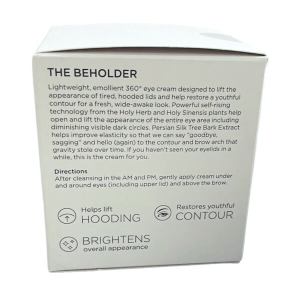 2-Beauty Bio Science THE BEHOLDER Lifting Eye & Lid Cream 0.5 fl oz  NEW SEALED! - Picture 3 of 3